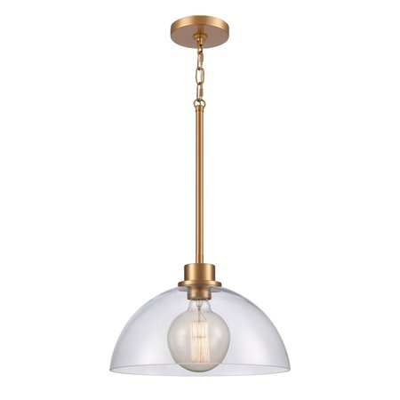 ELK SHOWROOM Julian 14'' Wide 1Light Pendant, Brushed Gold 89915/1